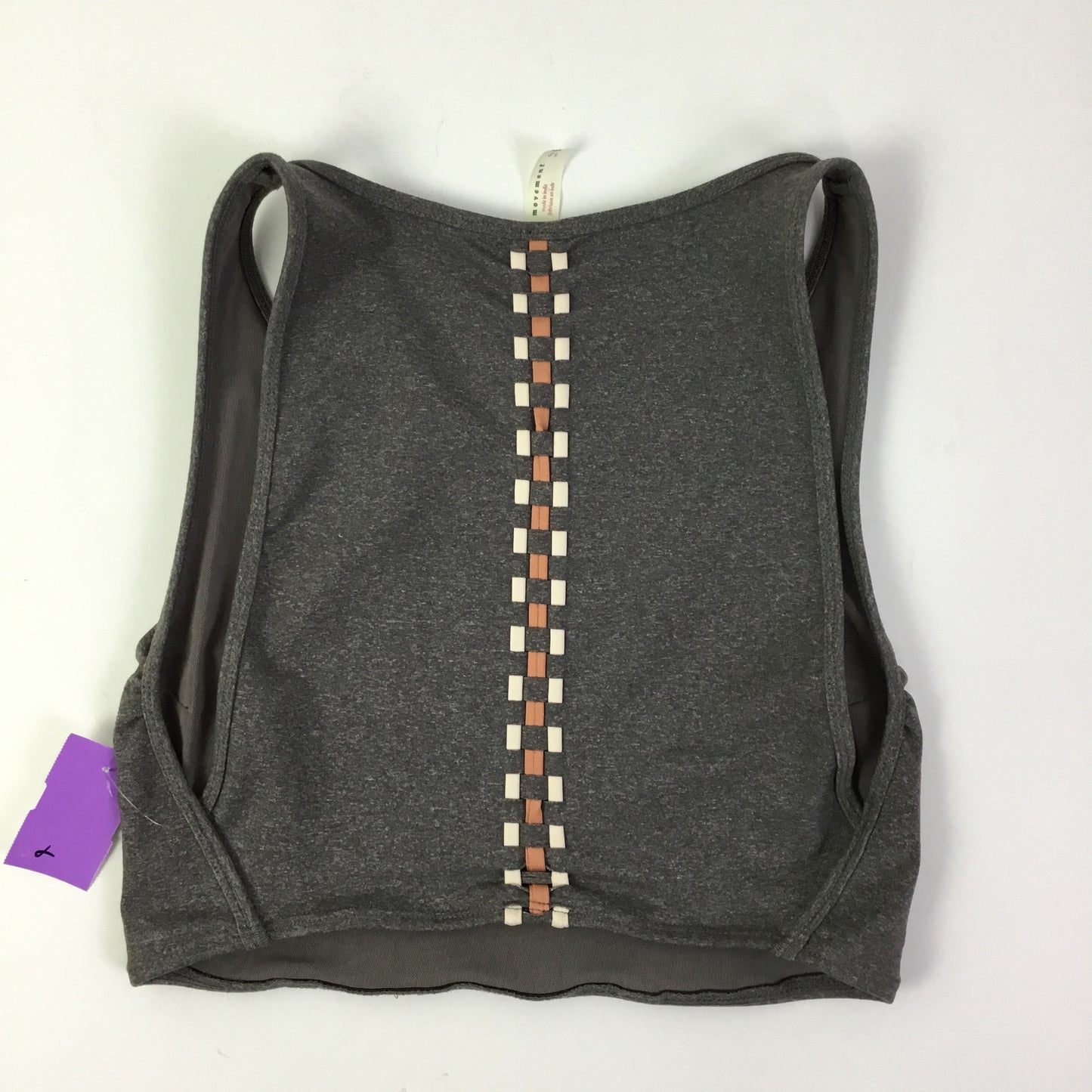 Athletic Bra By Free People In Grey, Size: S
