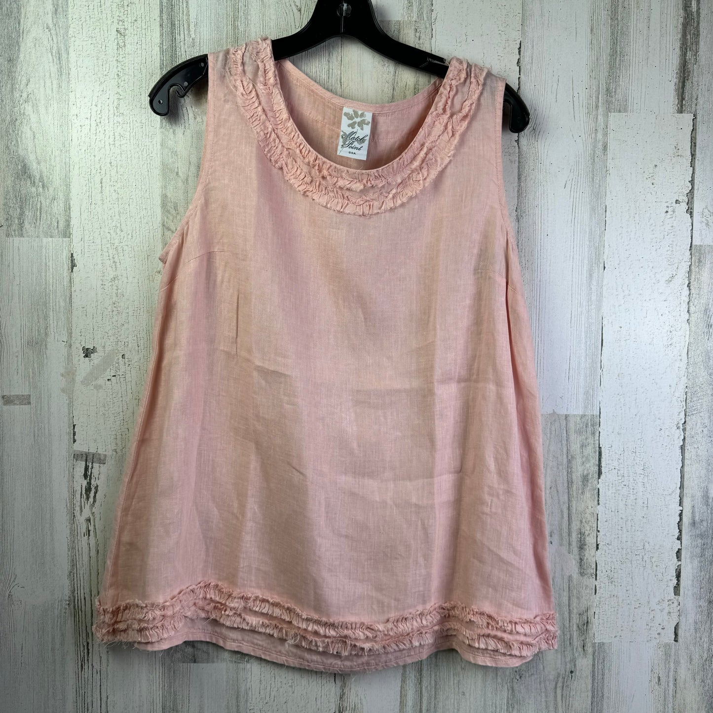 Pink Top Sleeveless match point Size S