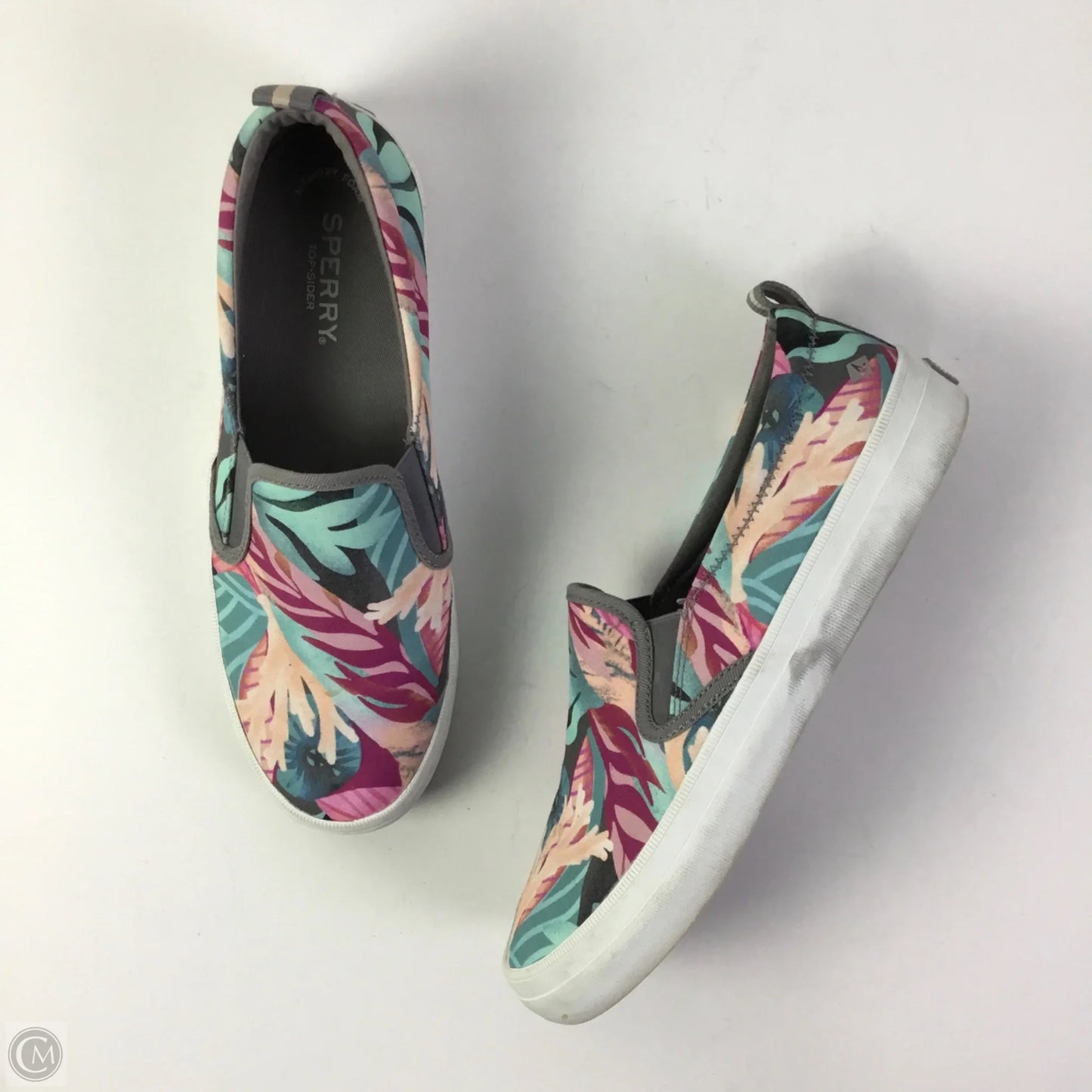 Shoes Flats By Sperry In Floral Print, Size: 8.5