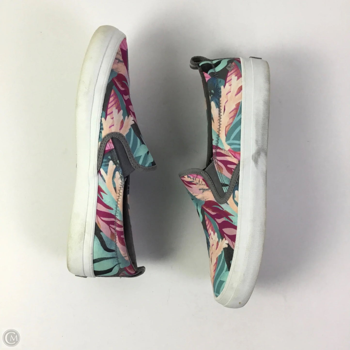Shoes Flats By Sperry In Floral Print, Size: 8.5
