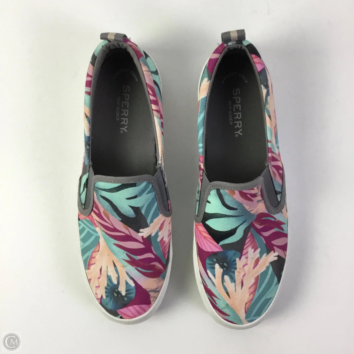 Shoes Flats By Sperry In Floral Print, Size: 8.5