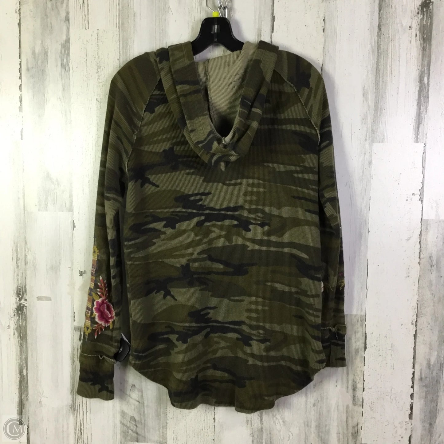 Top Long Sleeve By Johnny Was In Camouflage Print, Size: S
