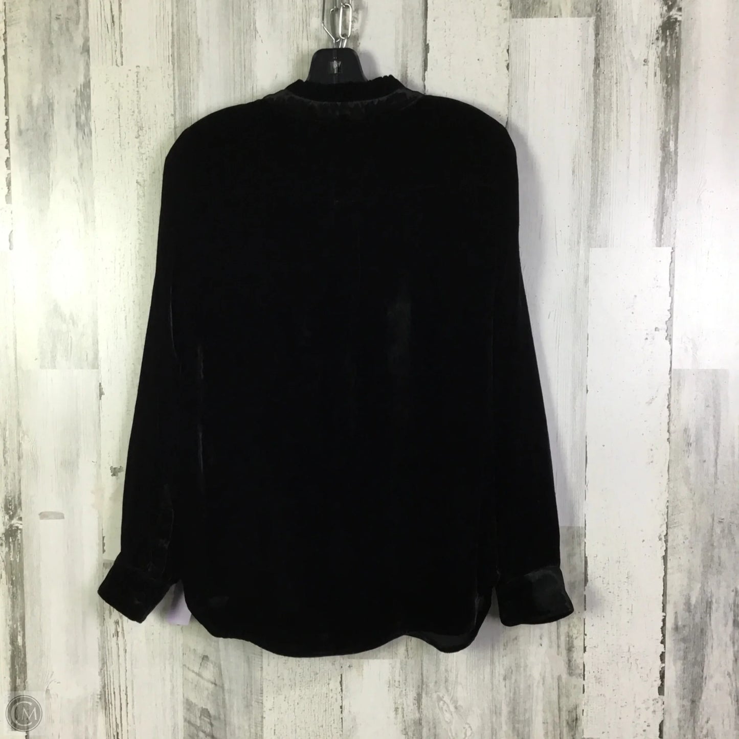 Blouse Long Sleeve By Talbots In Black, Size: S