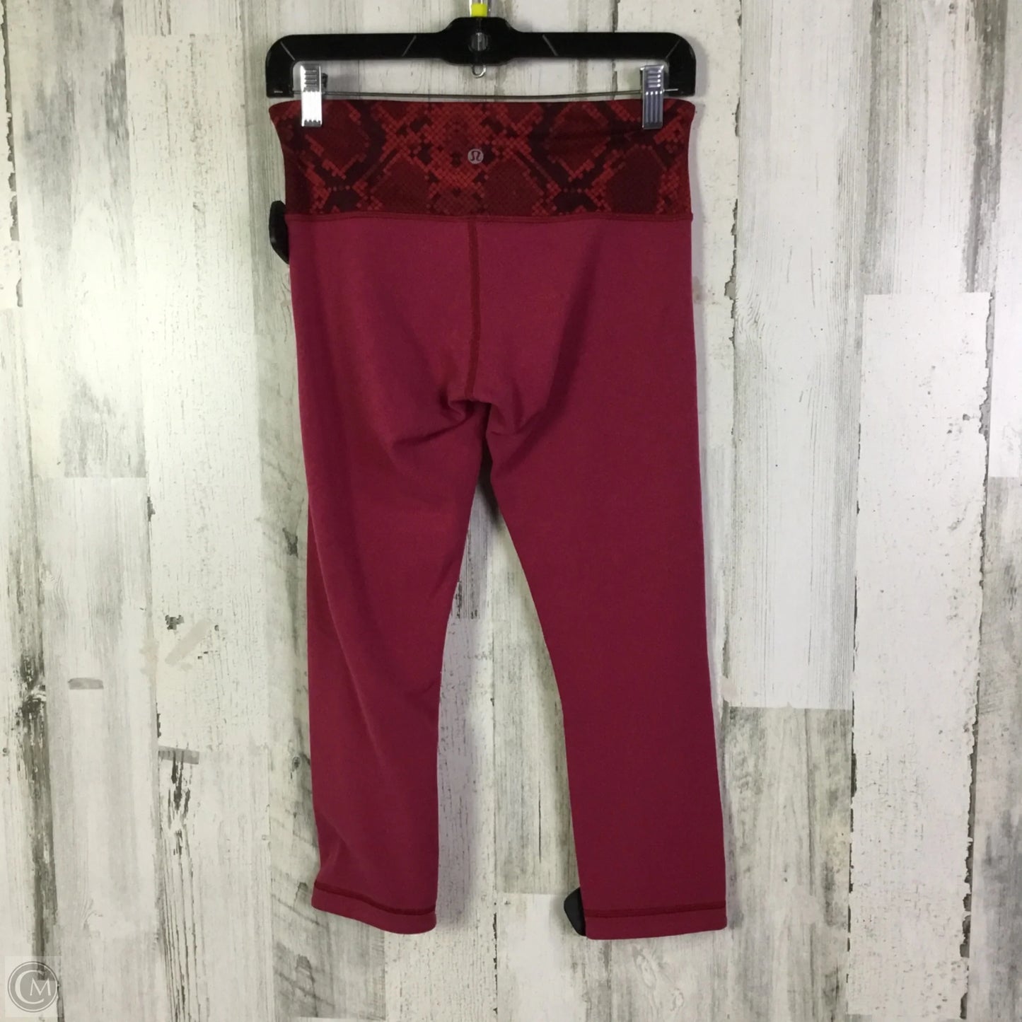 Athletic Leggings Capris By Lululemon In Pink, Size: 6