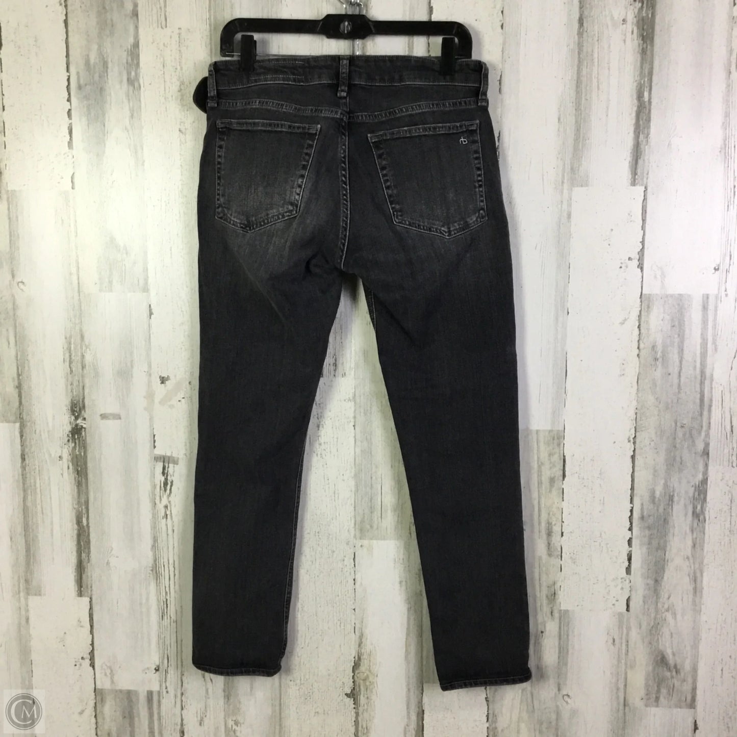 Jeans Boyfriend By Rag & Bones Jeans In Grey Denim, Size: 4