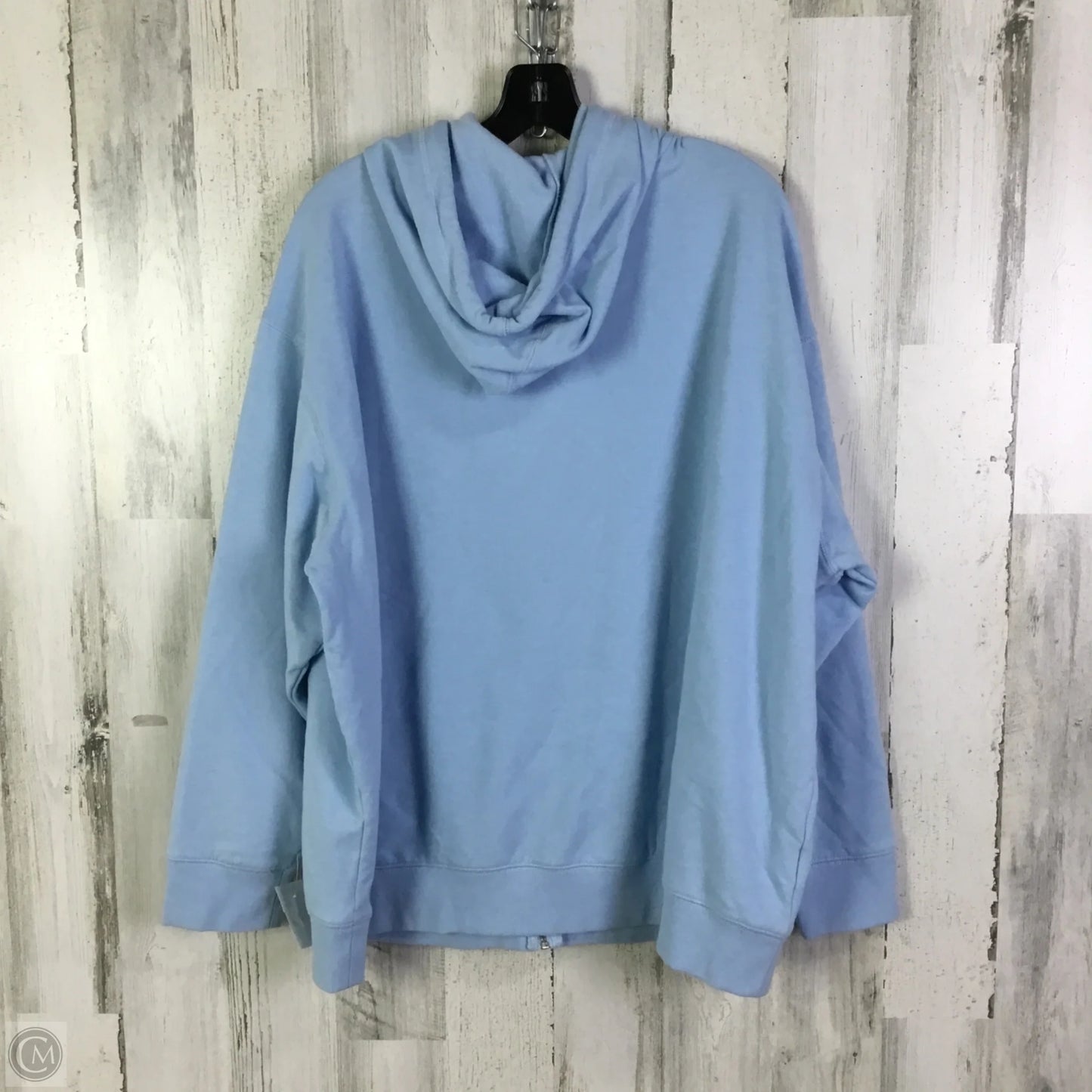 Sweatshirt Hoodie By Eddie Bauer In Blue, Size: 2x