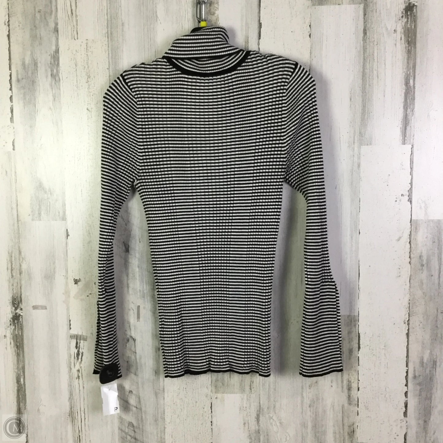 Sweater By Anthropologie In Black & White, Size: L