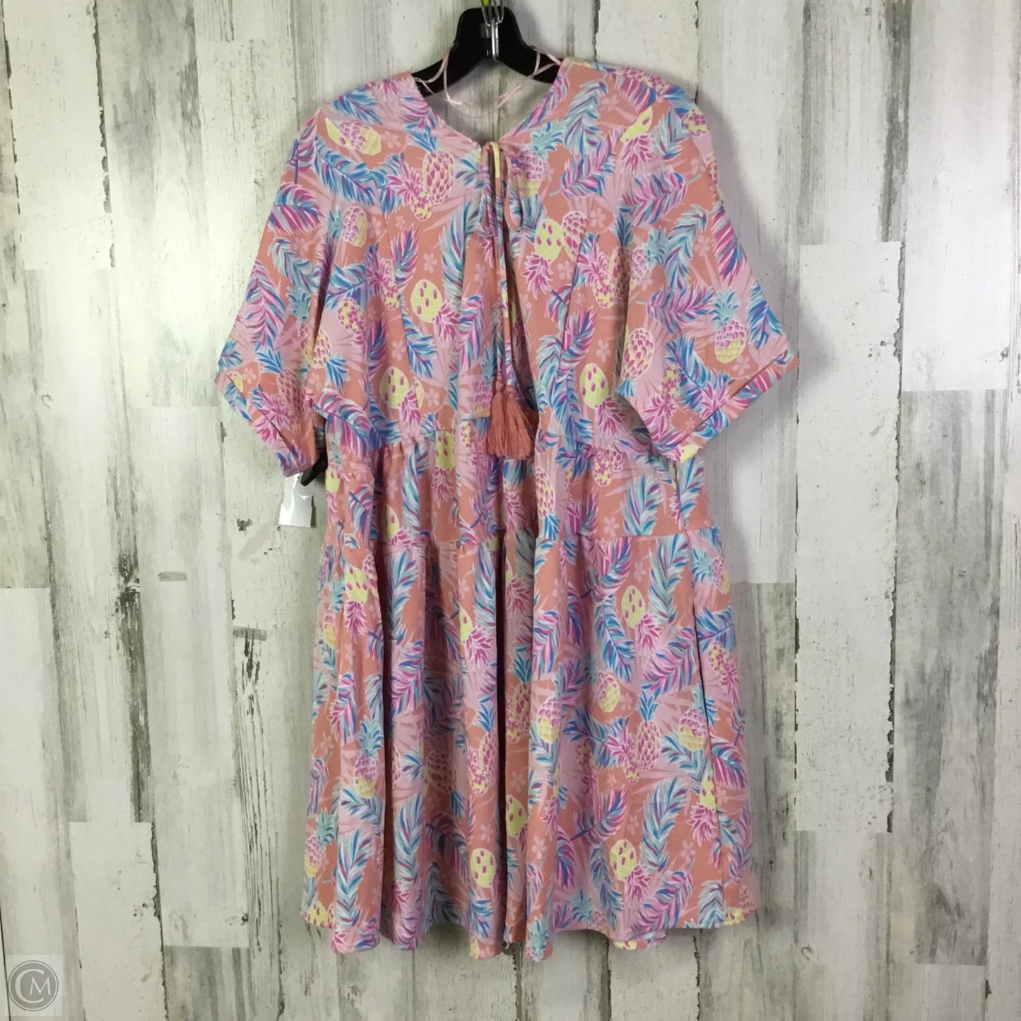 Dress Designer By Lilly Pulitzer In Peach, Size: L