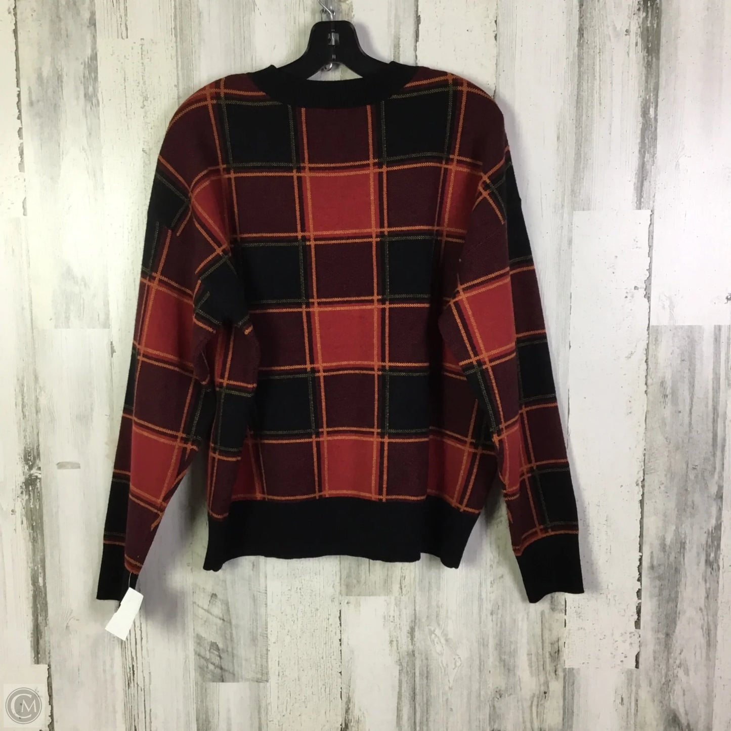 Sweater By Tahari By Arthur Levine In Red, Size: Xl
