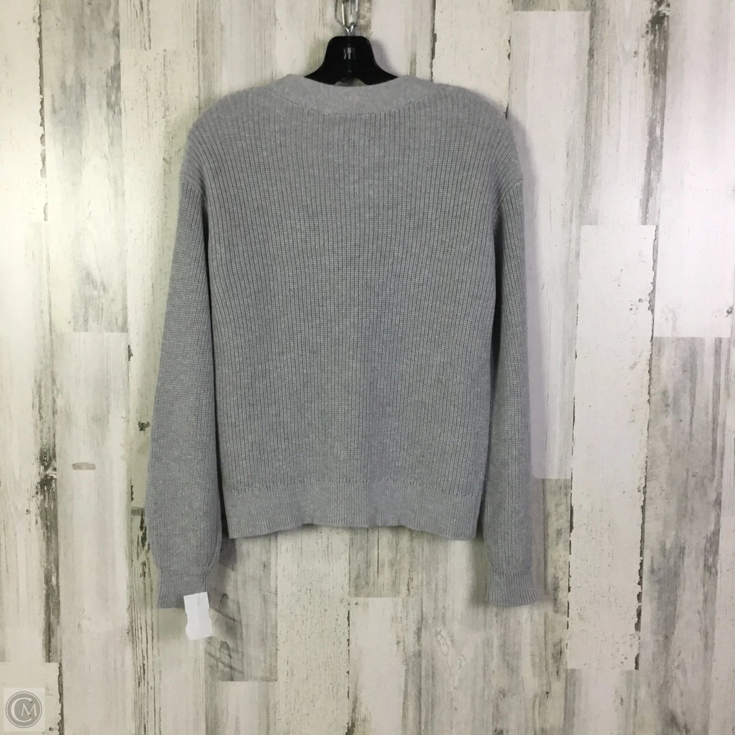 Sweater Cardigan By Talbots In Grey, Size: Xs