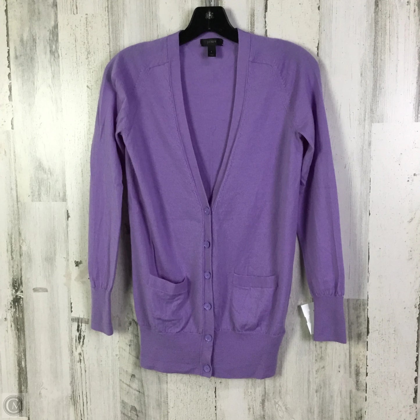 Cardigan By J. Crew In Purple, Size: S