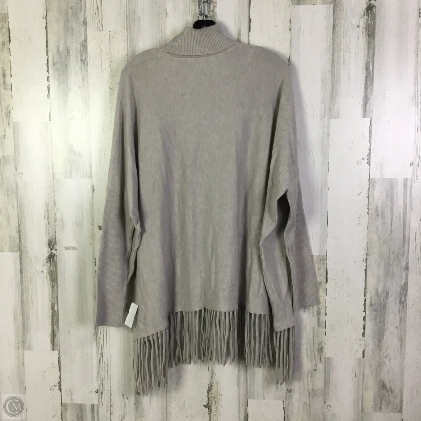 Sweater By Cyrus Knits In Grey, Size: L
