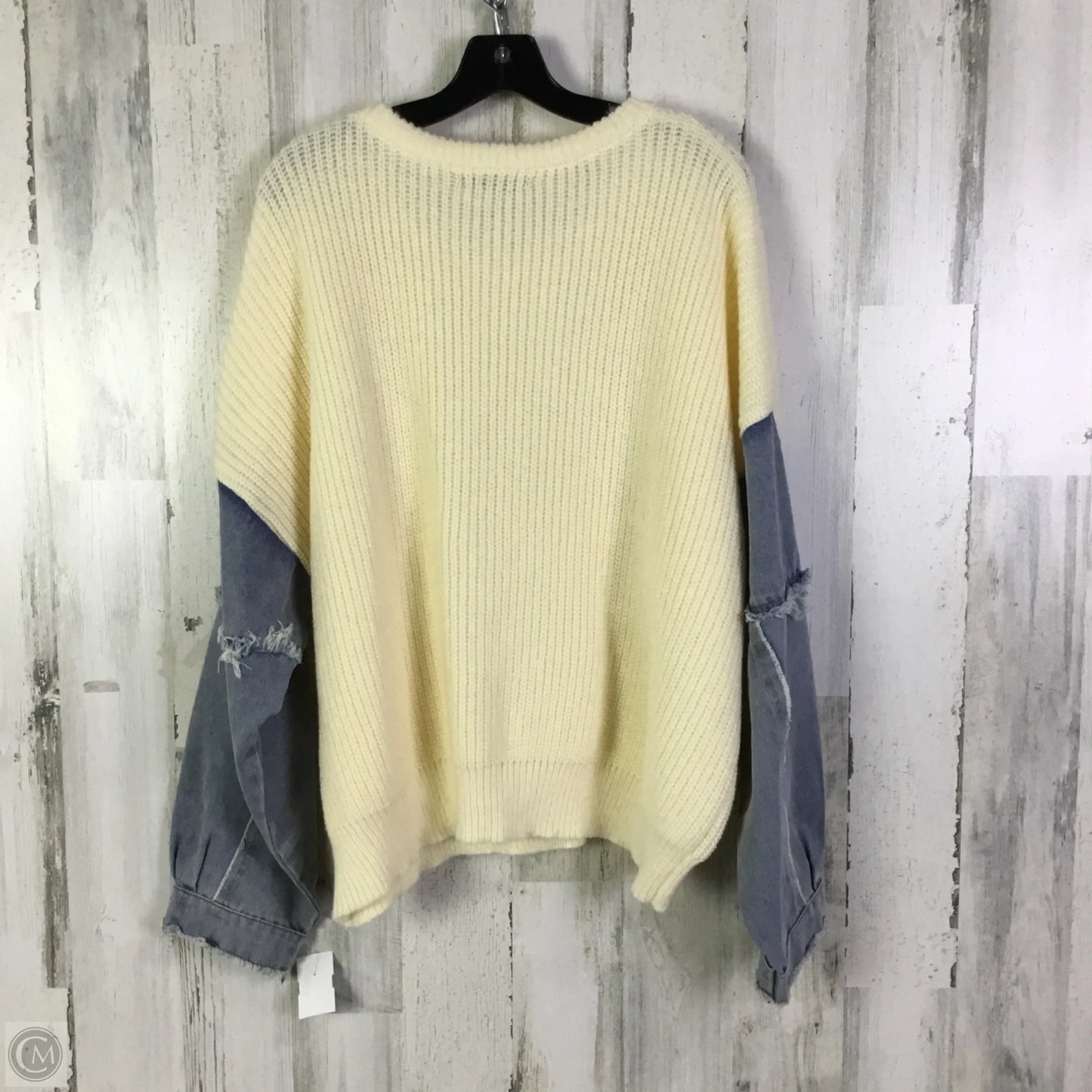 Sweater By Shein In Cream, Size: L