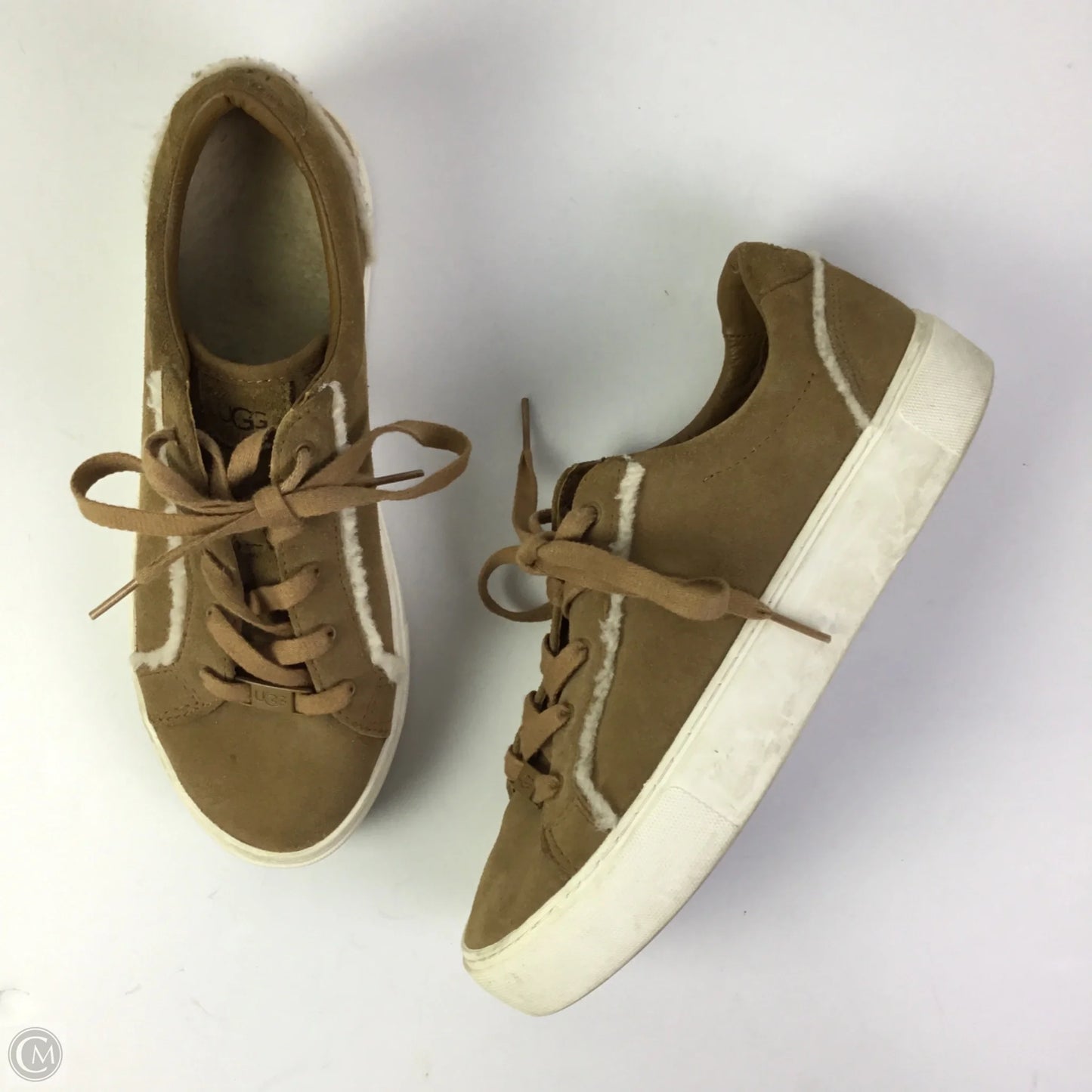 Shoes Designer By Ugg In Tan, Size: 9.5