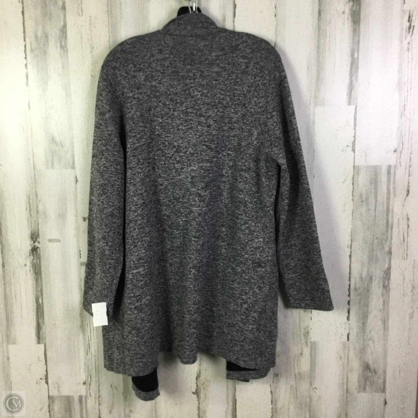 Sweater Cardigan By Ann Taylor In Grey, Size: Xl