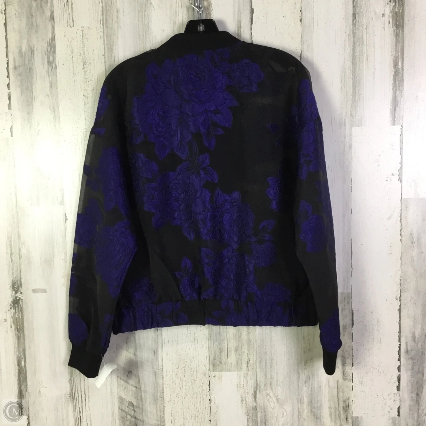 Jacket Other By New York And Co In Black & Blue, Size: M