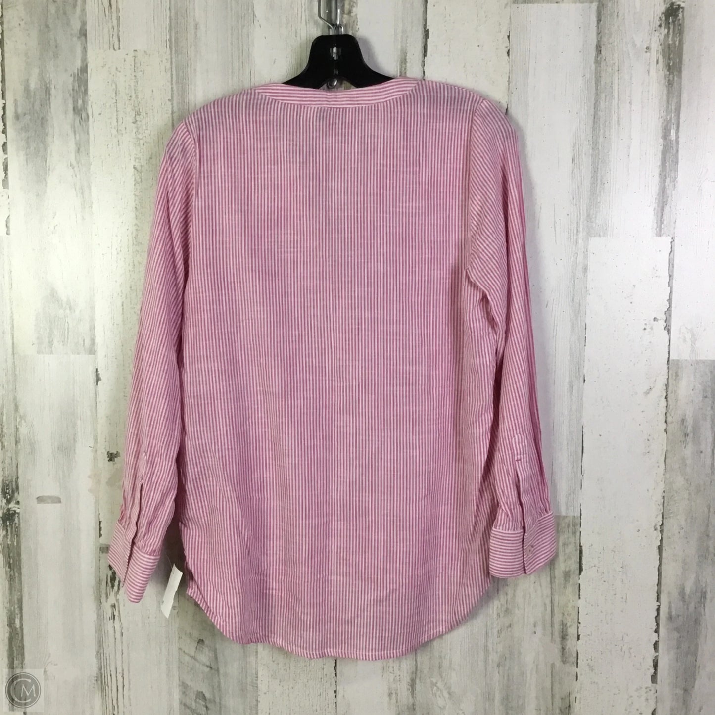 Top Long Sleeve By Vineyard Vines In Pink, Size: S