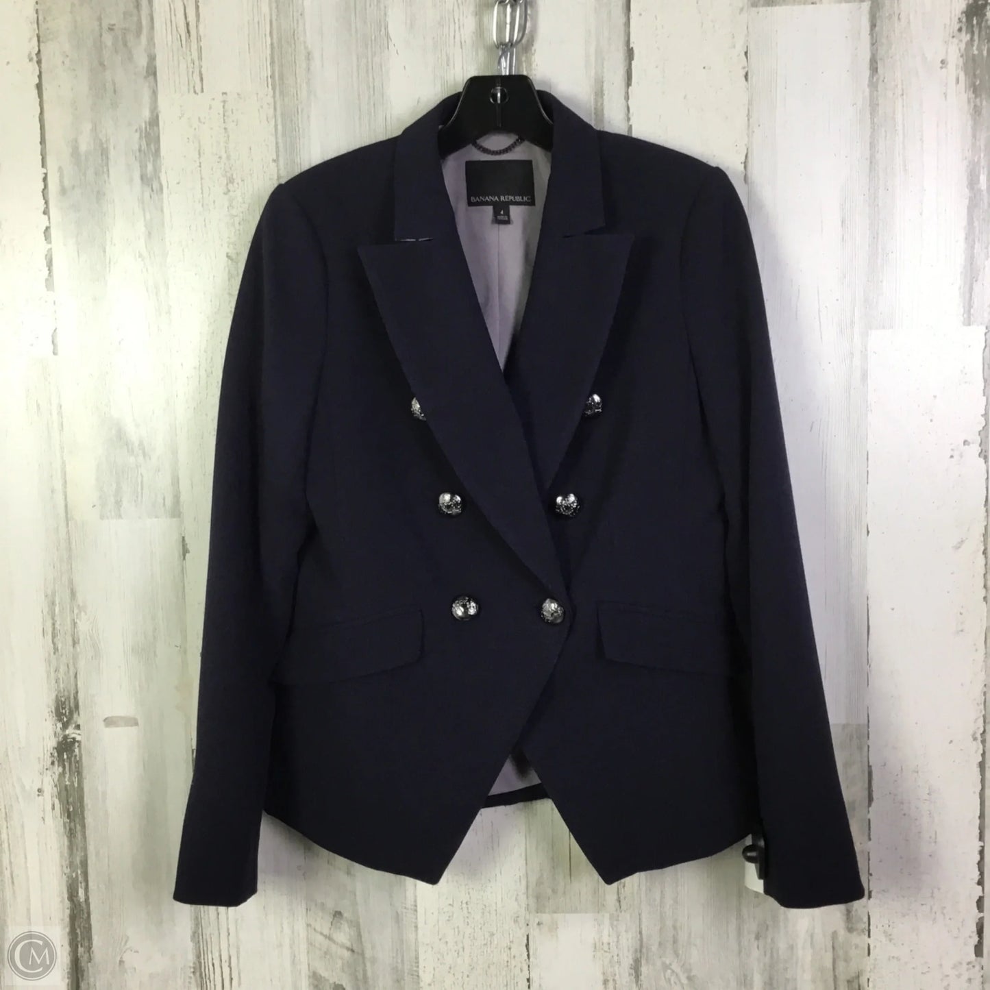 Blazer By Banana Republic In Navy, Size: S