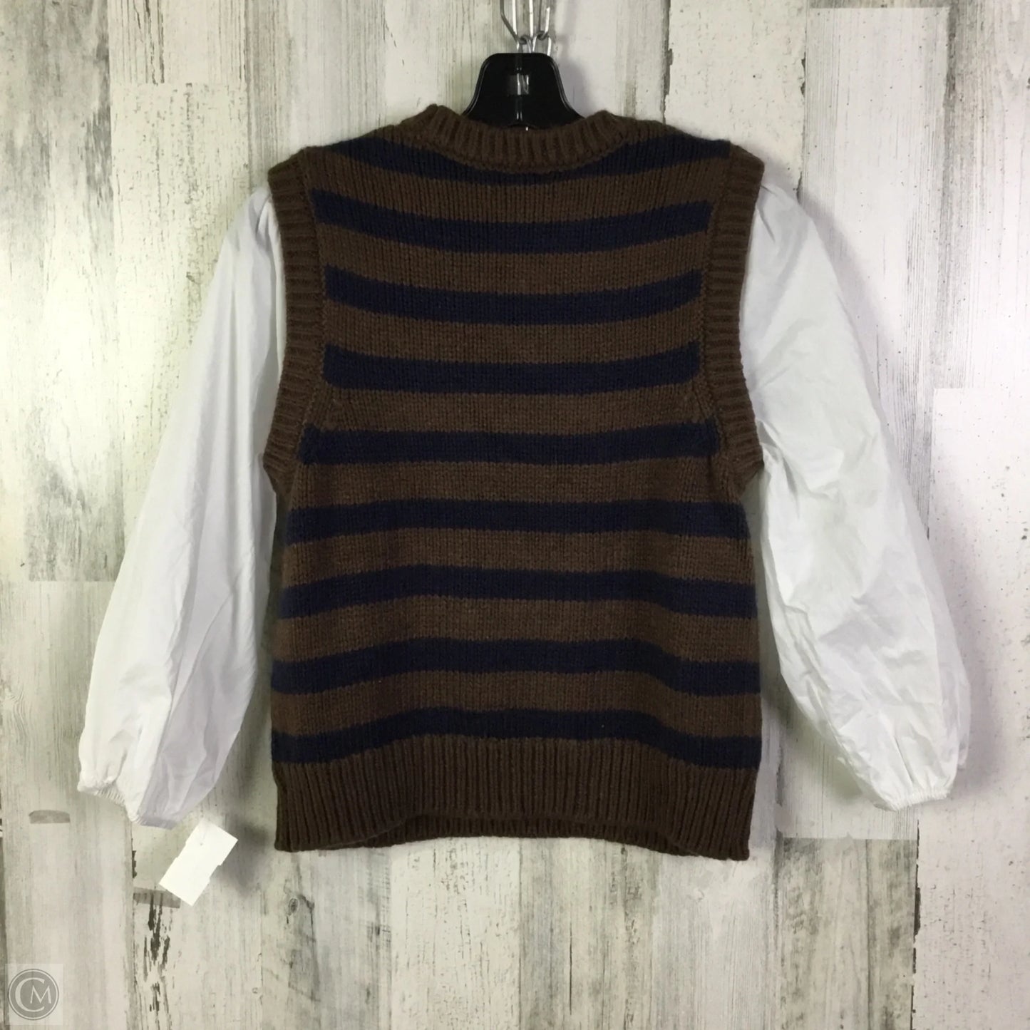 Sweater By Evereve In Blue & Brown, Size: Xs