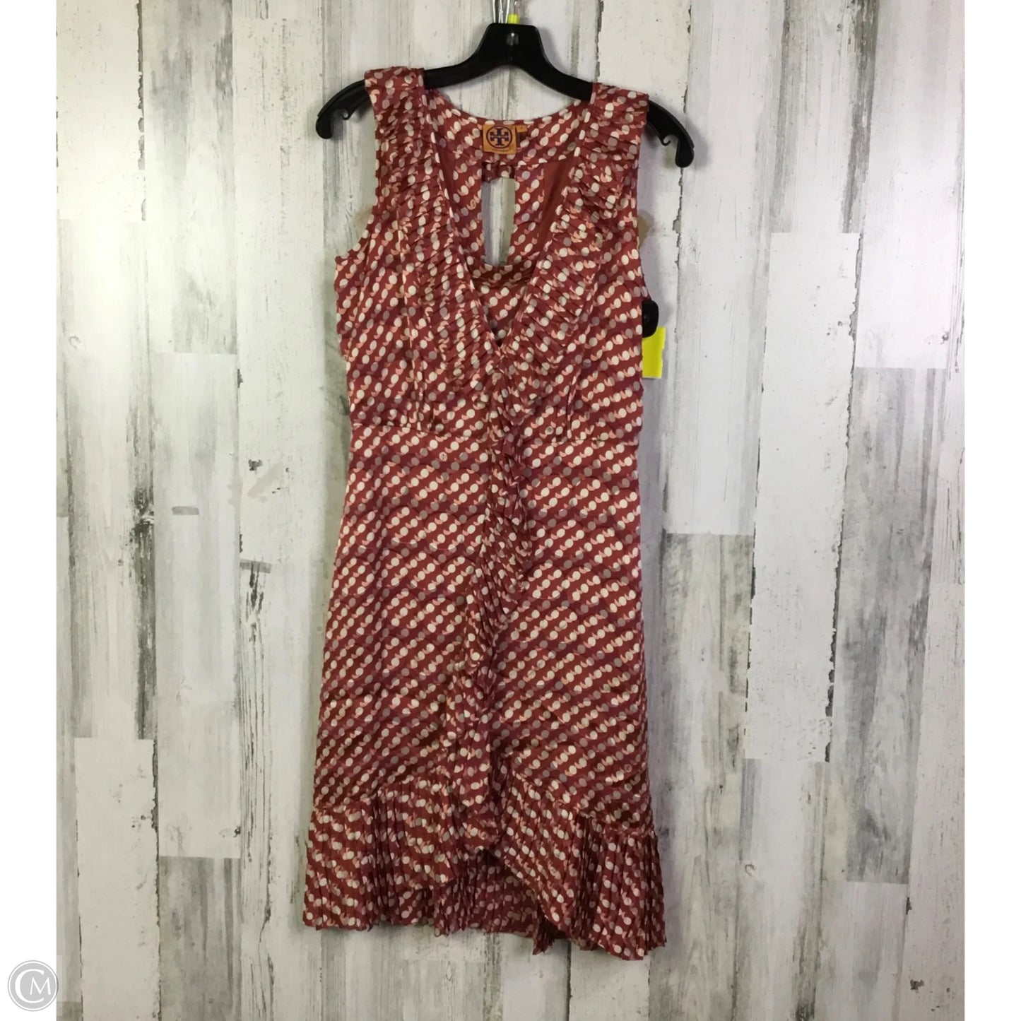 Dress Designer By Tory Burch In Red, Size: S