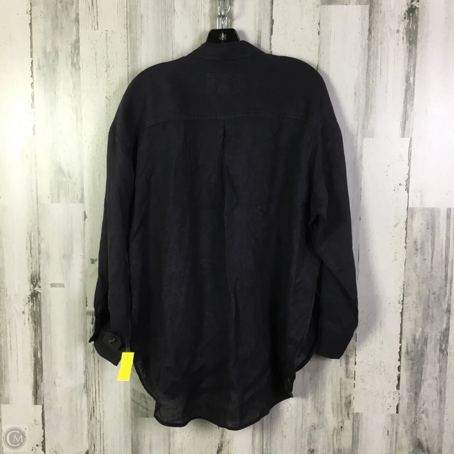 Blouse Long Sleeve By Maeve In Black, Size: S