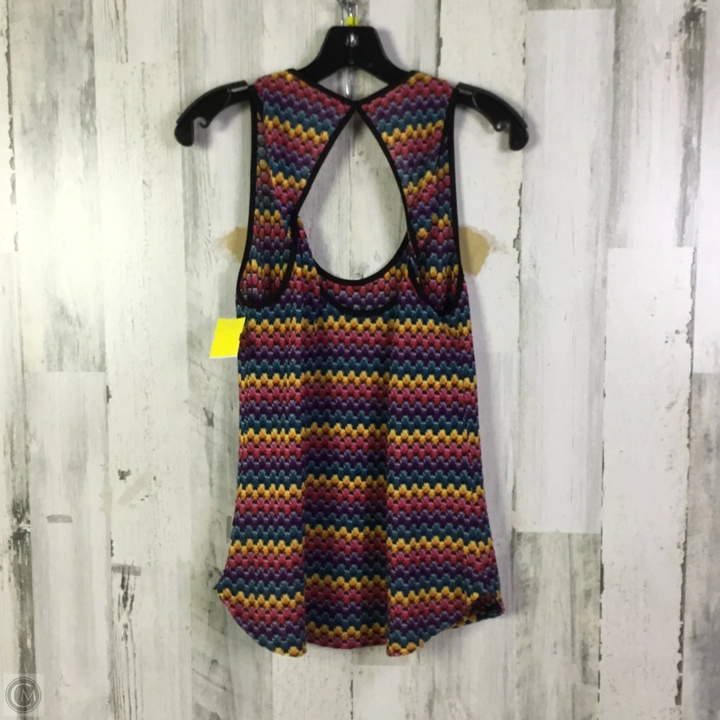 Top Sleeveless By Trina Turk In Rainbow Print, Size: L