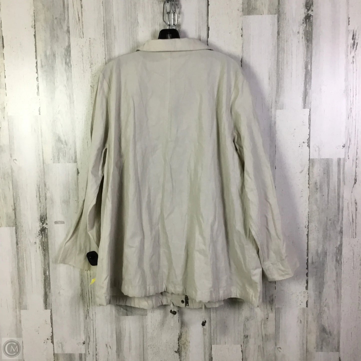 Jacket Other By Eileen Fisher In Grey, Size: 2x