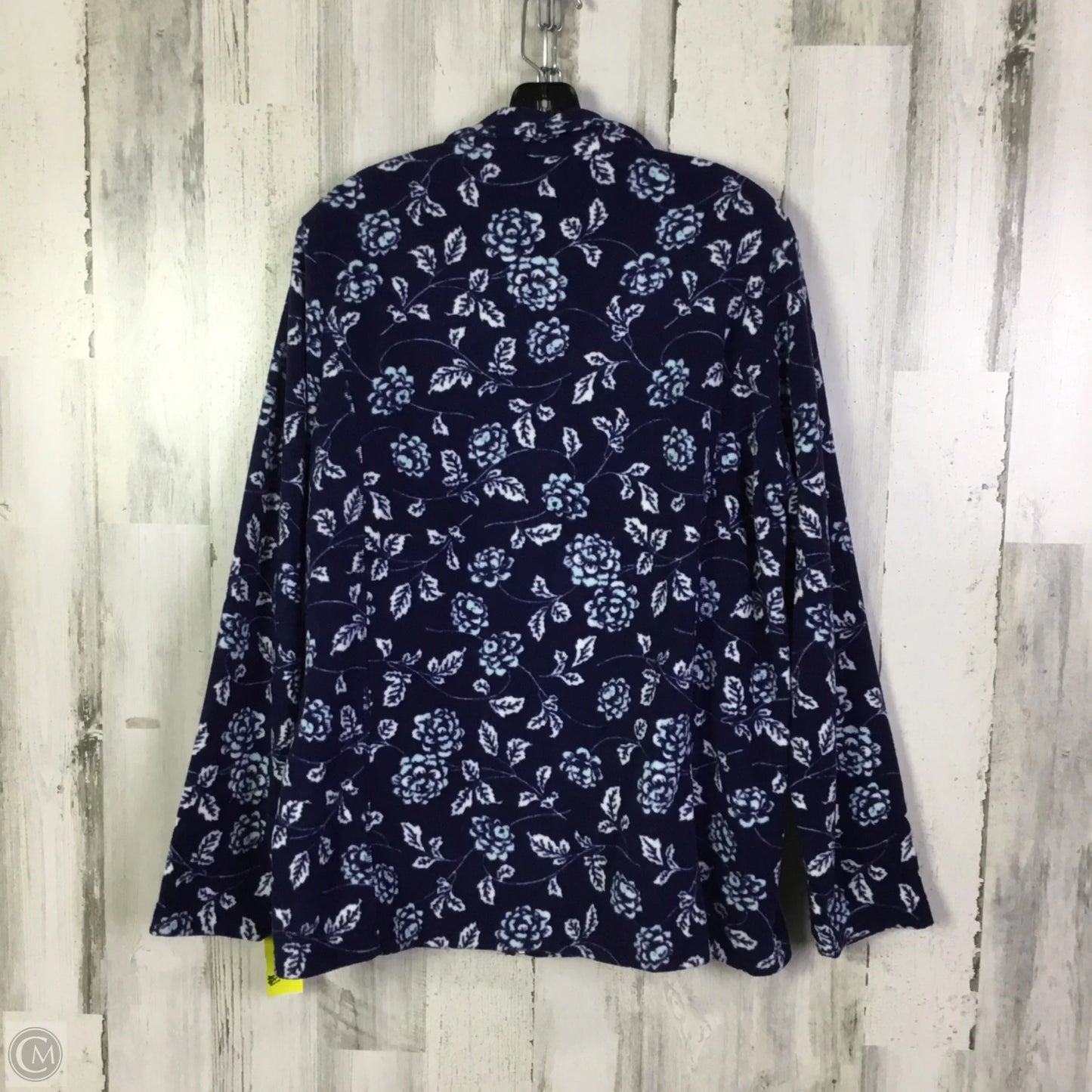 Jacket Fleece By Lands End In Blue, Size: Xl