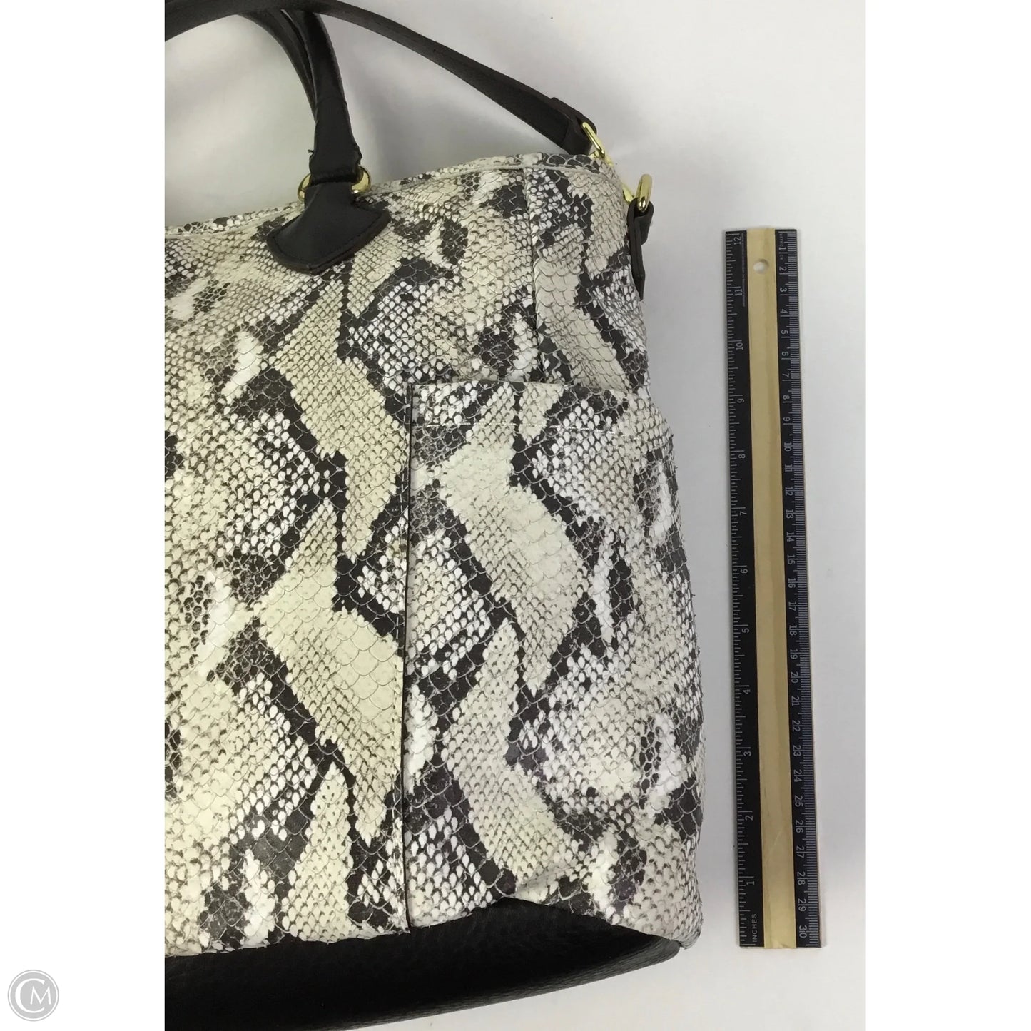 Handbag Leather By Aimee Kestenberg, Size: Large