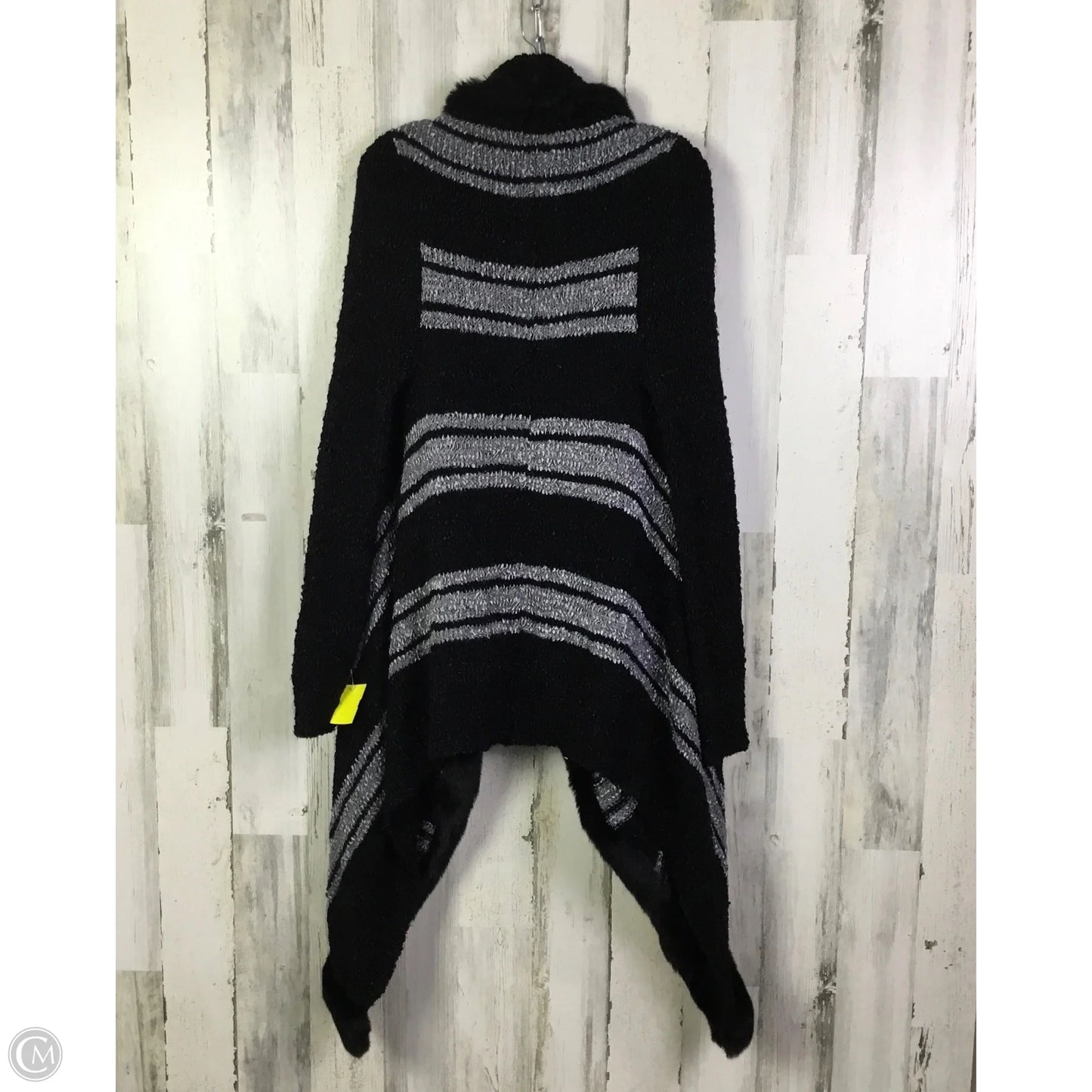 Sweater Cardigan By Venus In Black, Size: M