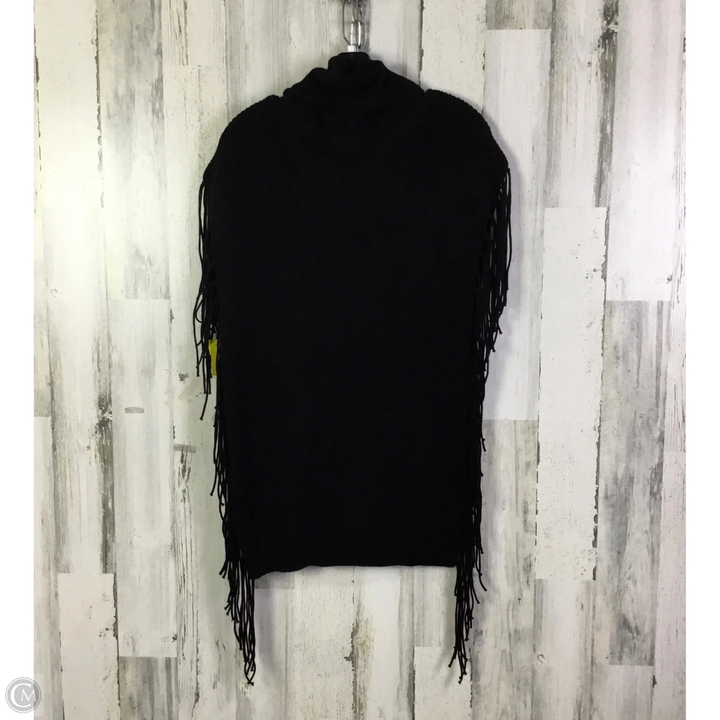 Sweater Short Sleeve By Cmc In Black, Size: M