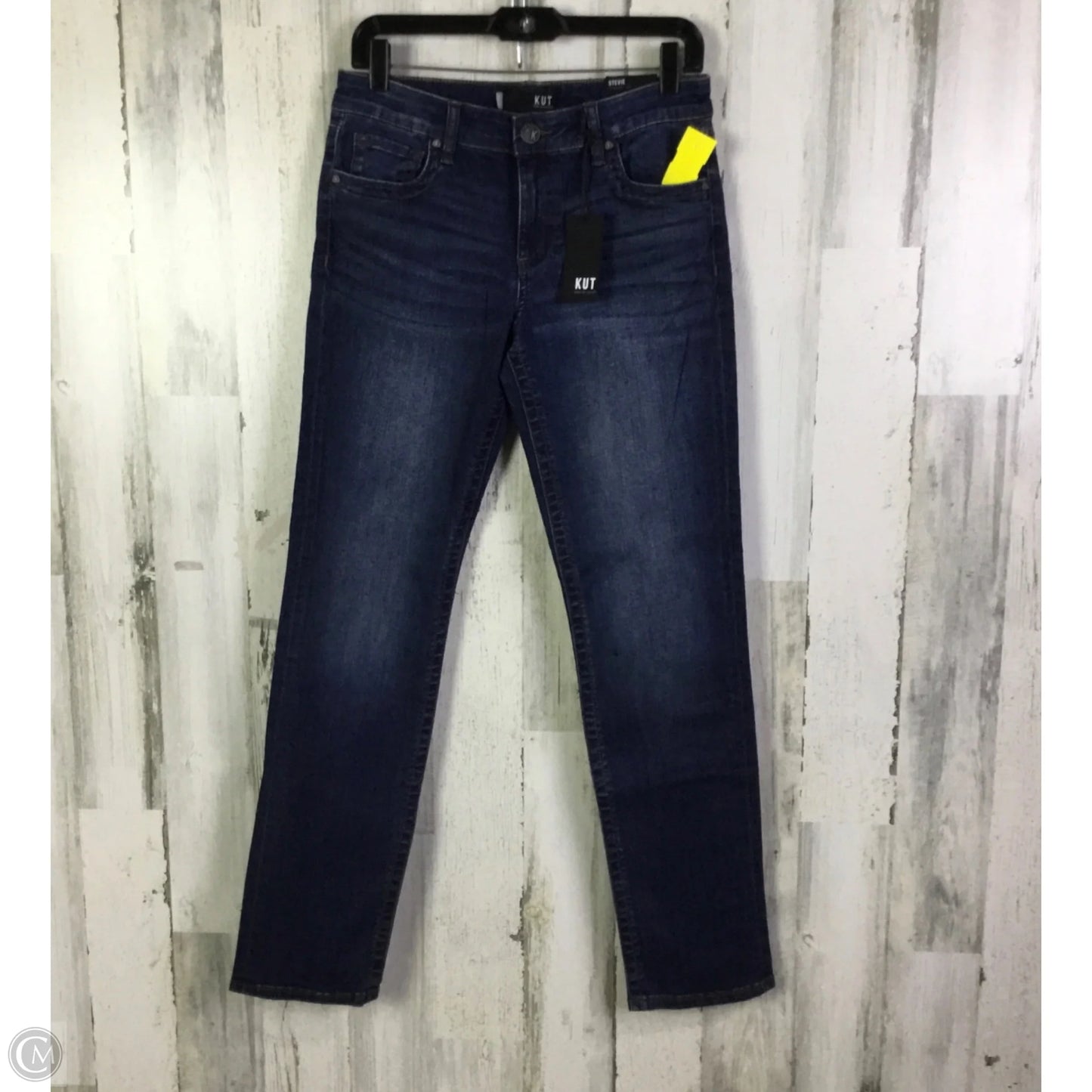 Jeans Straight By Kut In Blue Denim, Size: 6