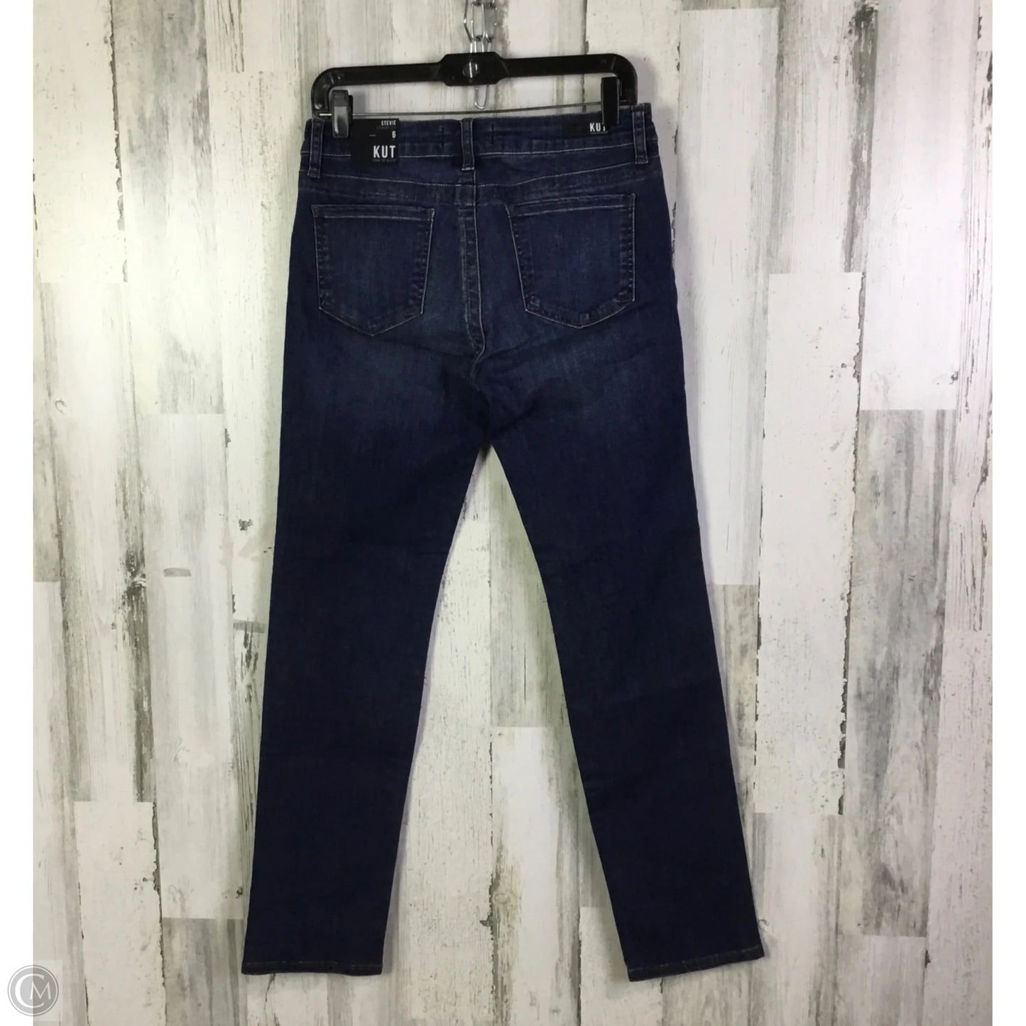 Jeans Straight By Kut In Blue Denim, Size: 6