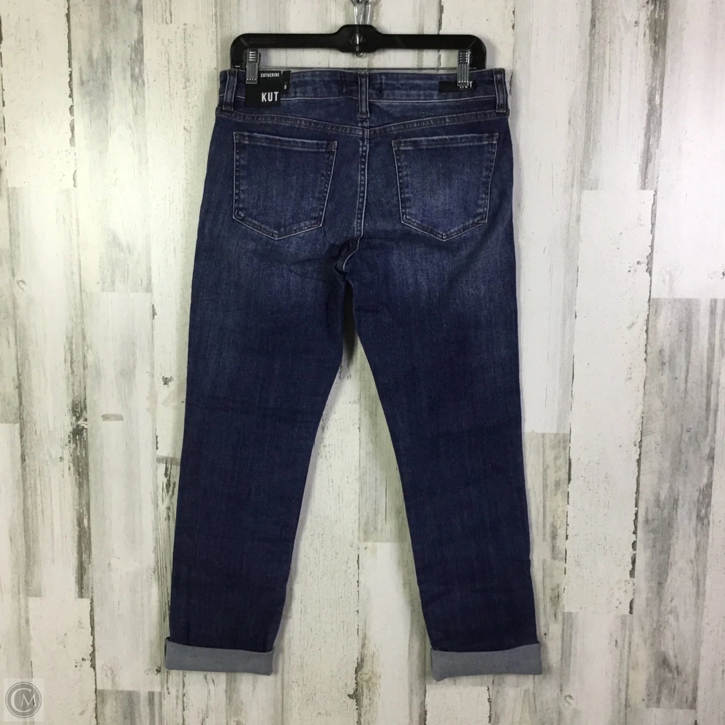 Jeans Boyfriend By Kut In Blue Denim, Size: 6