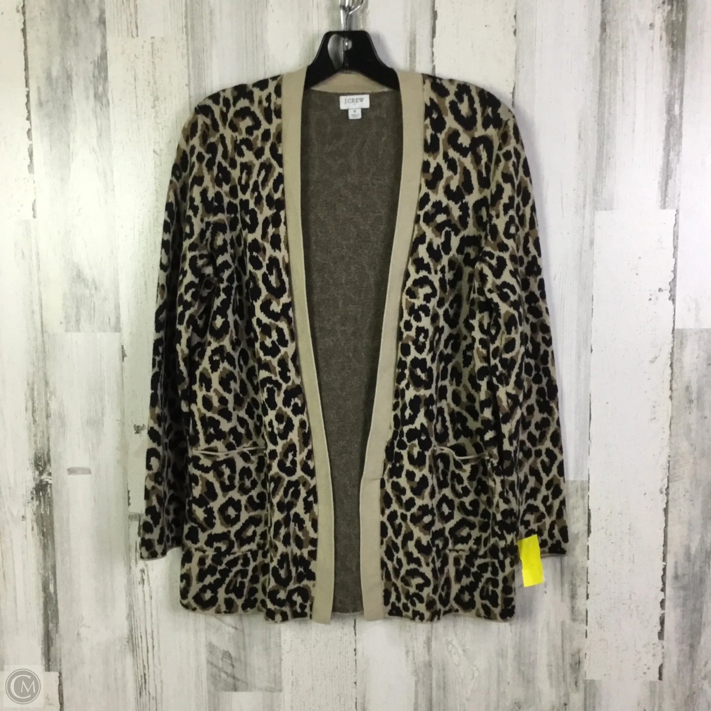 Cardigan By J. Crew In Animal Print, Size: S