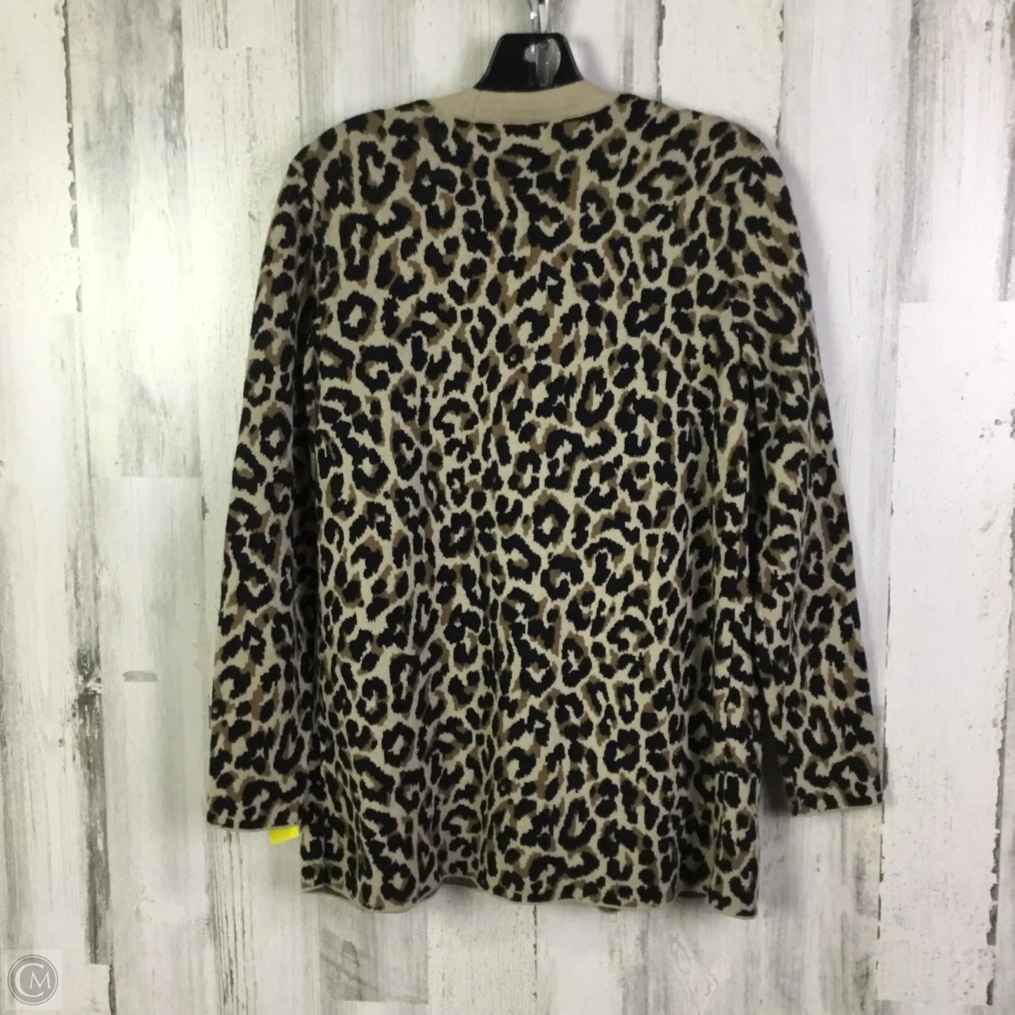 Cardigan By J. Crew In Animal Print, Size: S