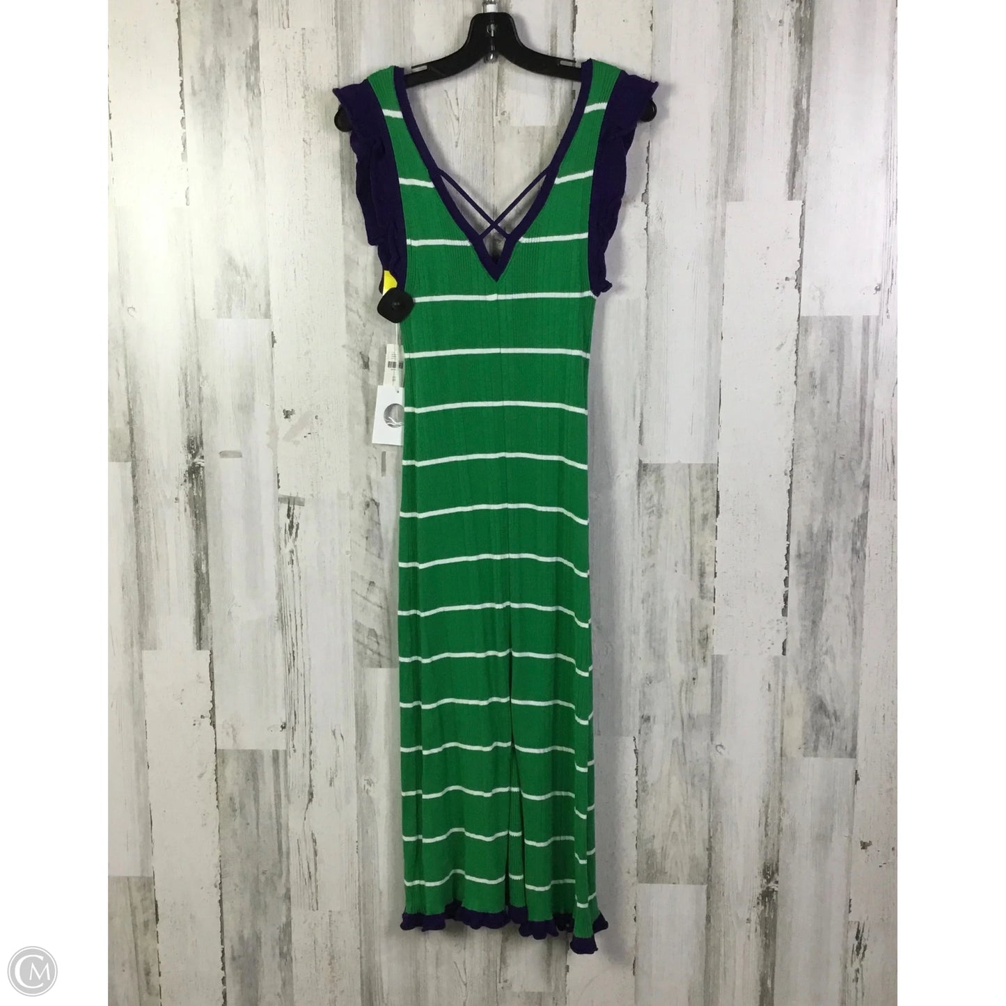 Dress Casual Midi By Daily Practice By Anthropologie In Green, Size: Xs