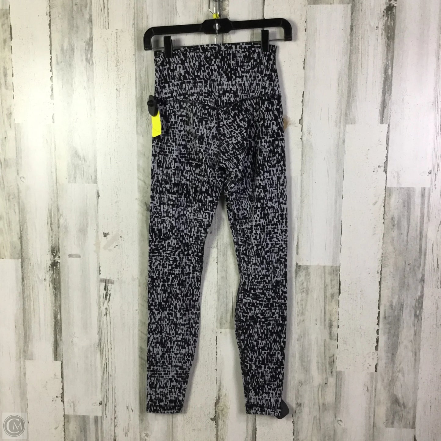 Athletic Leggings By Lululemon In Black & Grey, Size: 6