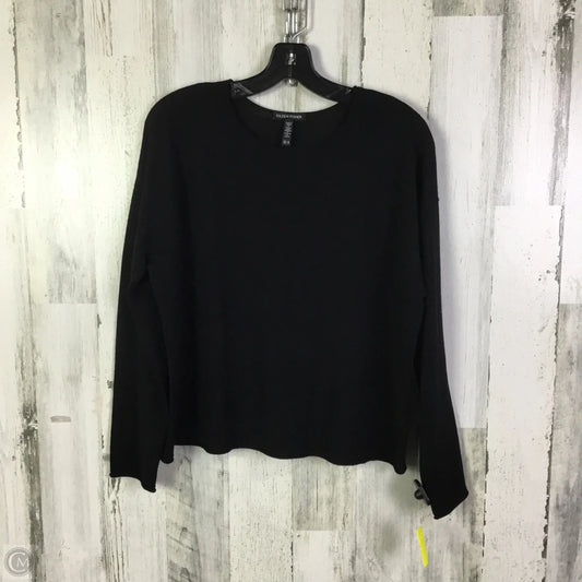 Top Long Sleeve By Eileen Fisher In Black, Size: Xs