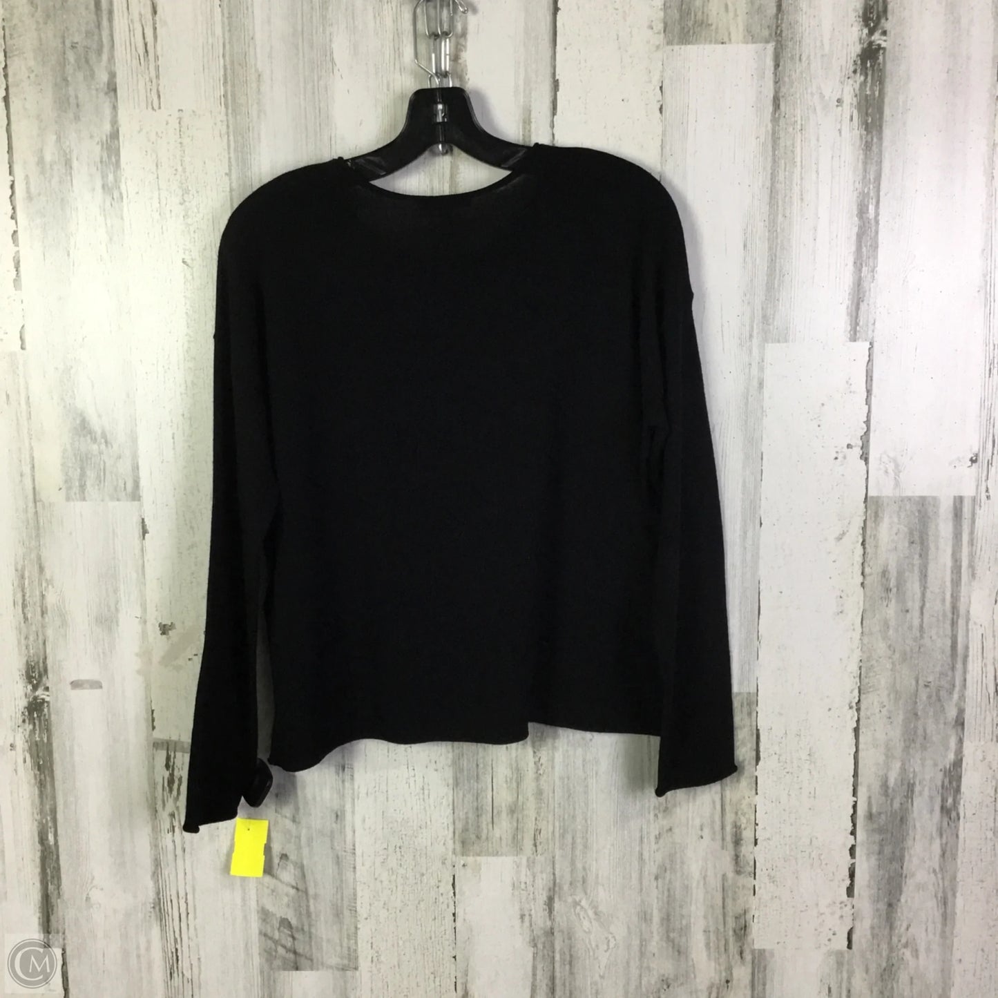 Top Long Sleeve By Eileen Fisher In Black, Size: Xs