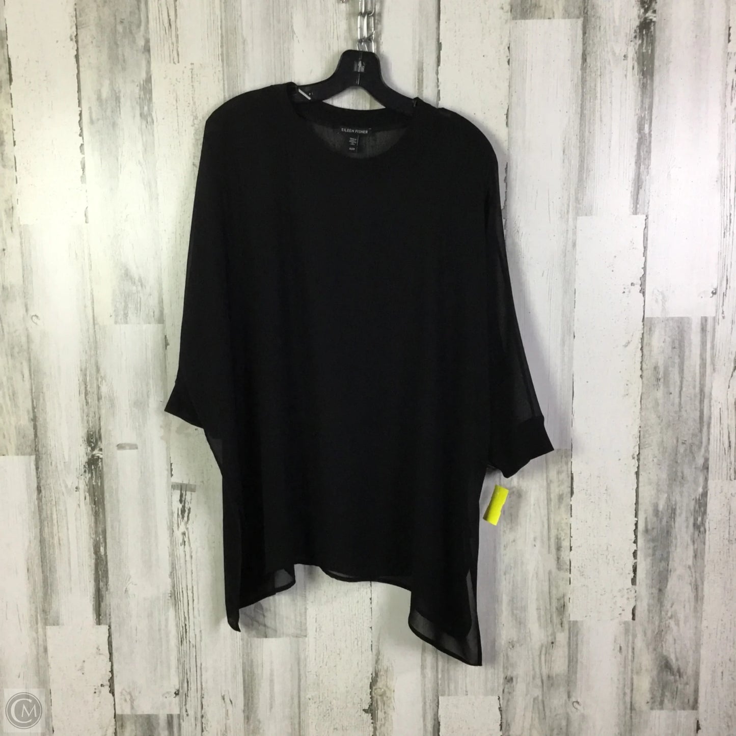 Tunic Short Sleeve By Eileen Fisher In Blue, Size: Xs