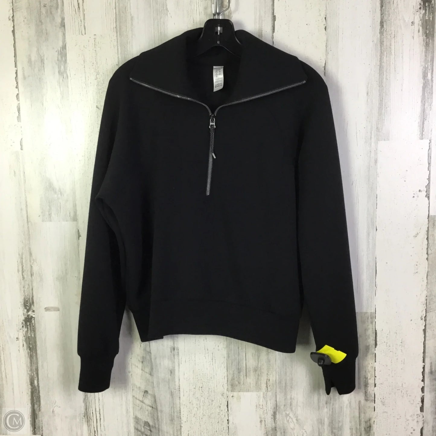 Sweatshirt Collar By Spanx In Black, Size: S