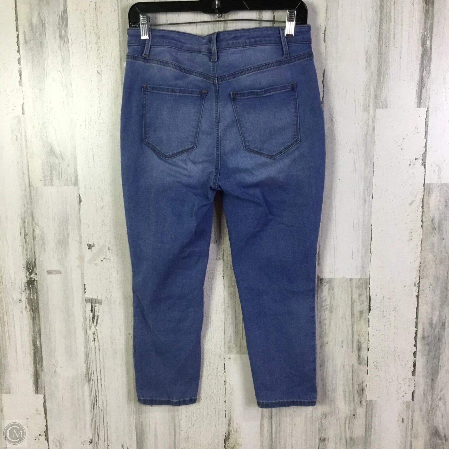 Jeans Skinny By Talbots In Blue Denim, Size: 6p