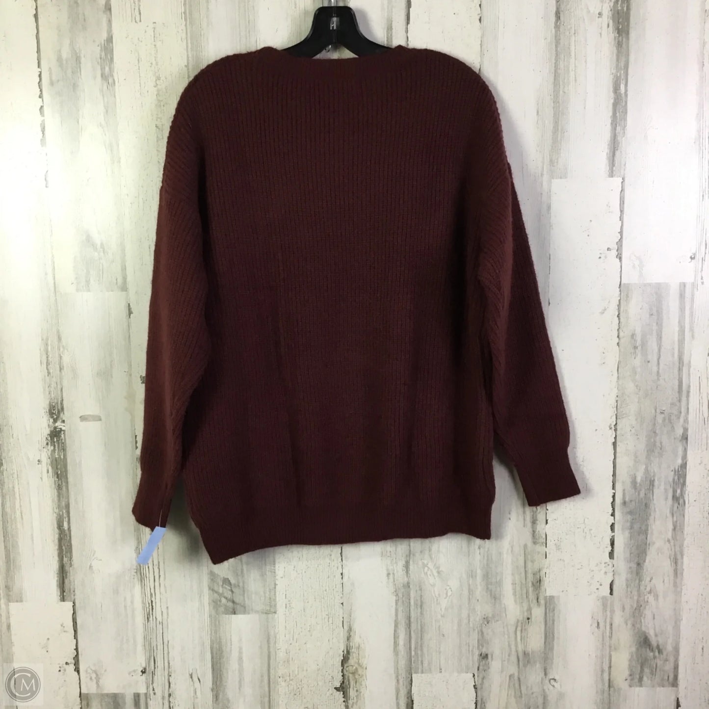 Sweater By Cmf In Maroon, Size: L