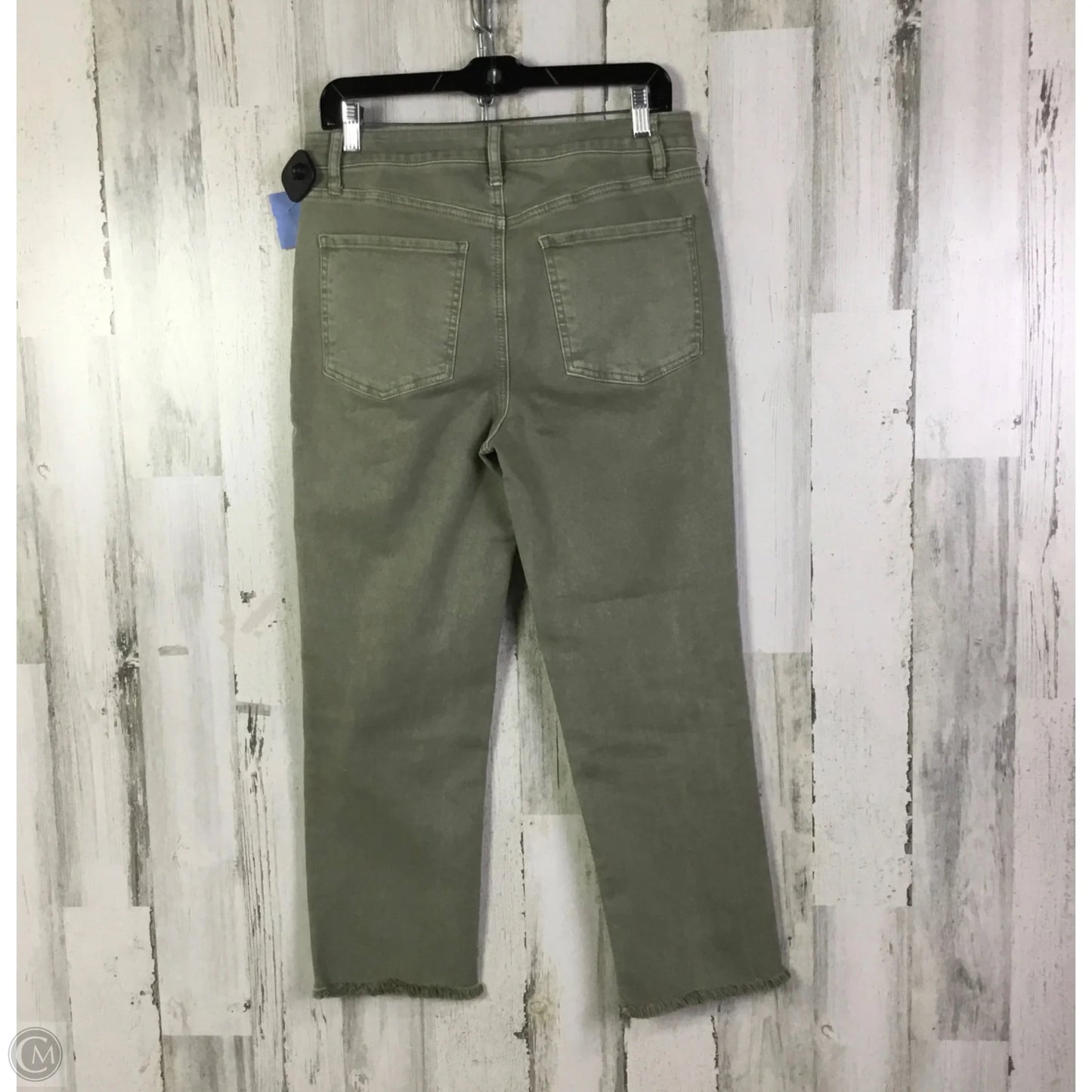 Jeans Straight By Chicos In Green, Size: 6