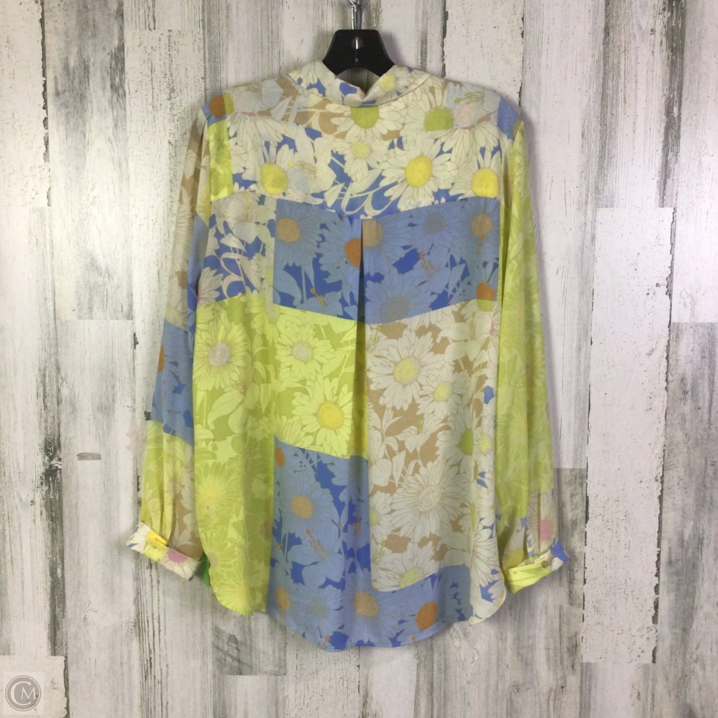 Top Long Sleeve By Rose And Olive In Yellow, Size: Xl