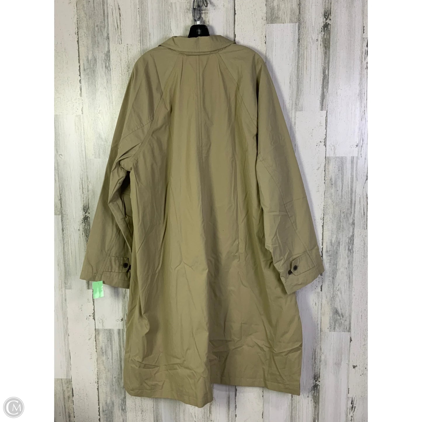 Coat Trench Coat By Gap In Beige, Size: Xxl