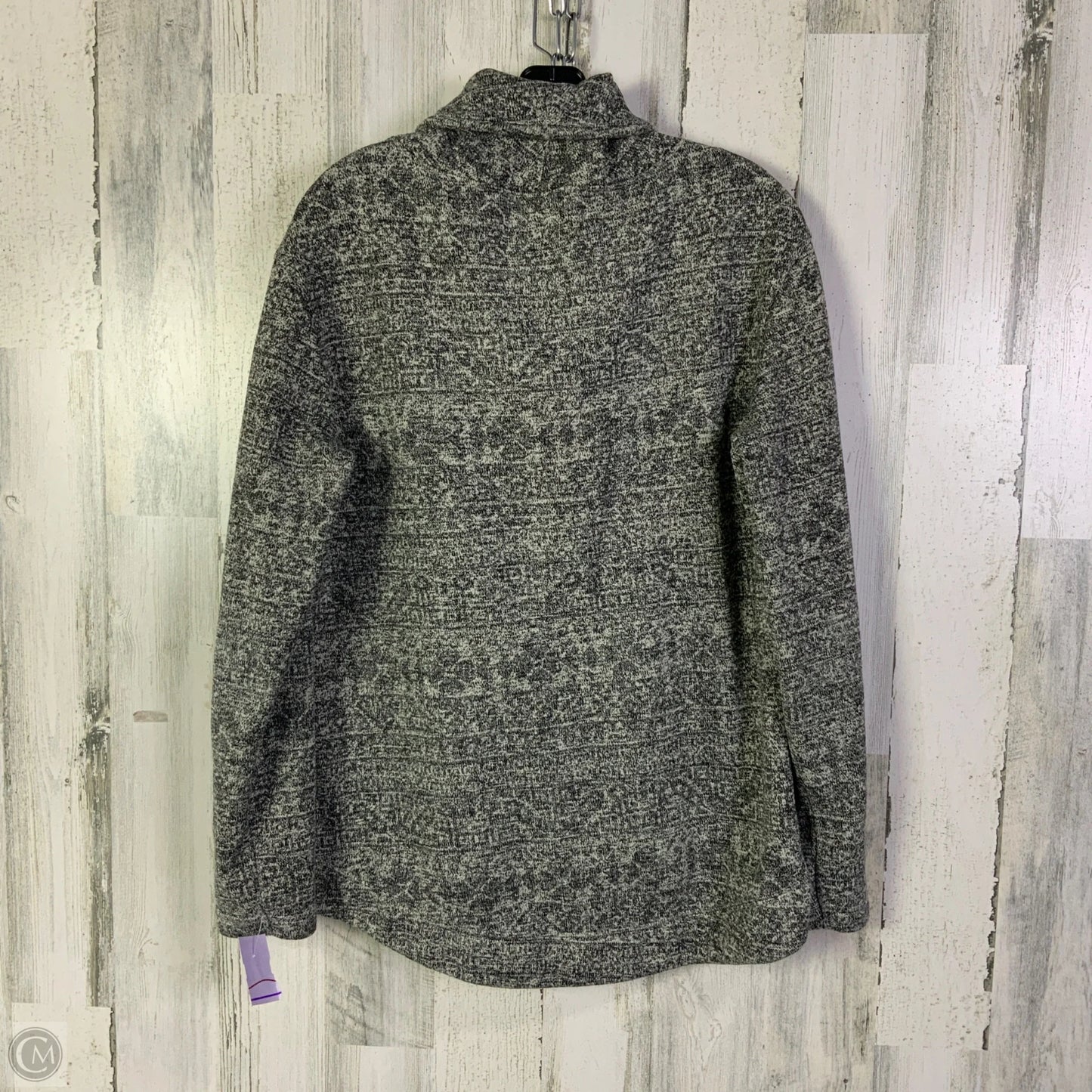 Athletic Sweatshirt Collar By Columbia In Grey, Size: L