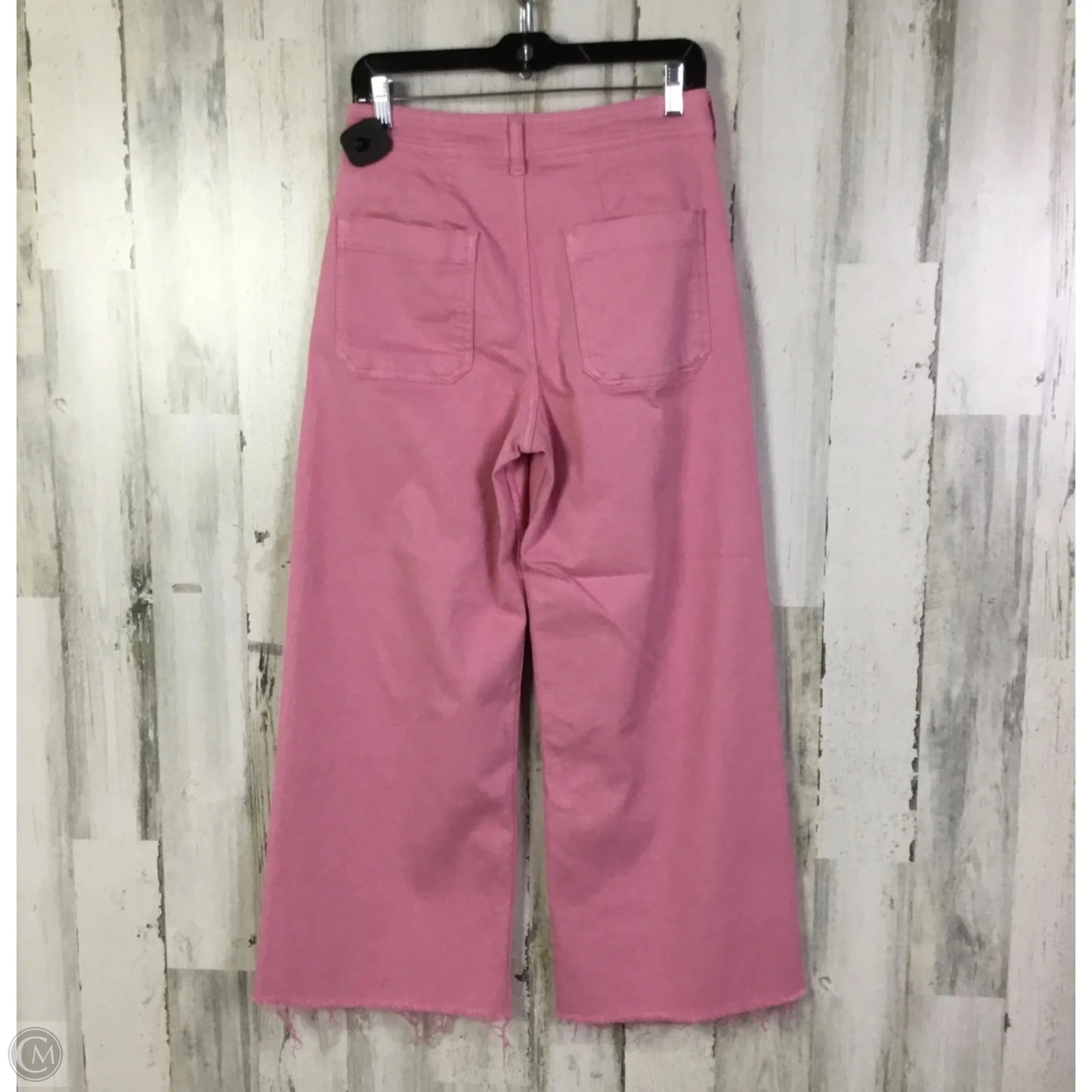 Jeans Wide Leg By Maeve In Pink, Size: 8