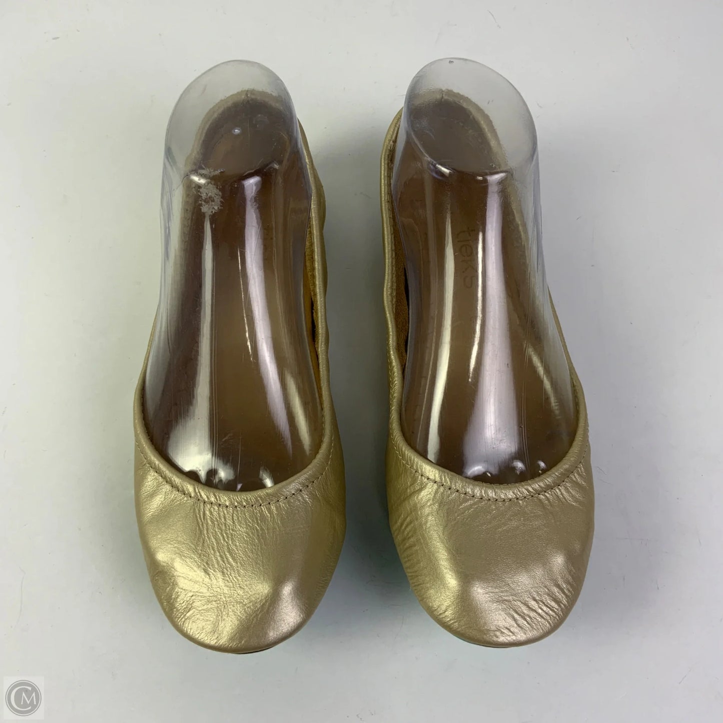 Shoes Flats By Tieks In Gold, Size: 6